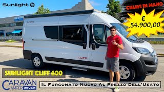 Sunlight Cliff 600  IL FURGONATO NUOVO AL PREZZO DELL'USATO !