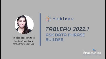Tableau 2022.1 | Ask data phrase builder