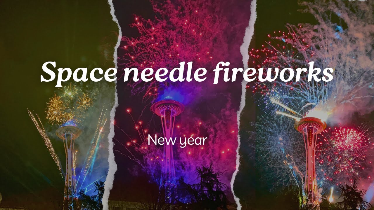 ✨ Seattle Space Needle New Year Fireworks & Drone Show 2025 | Epic Countdown & Celebration! 🎆