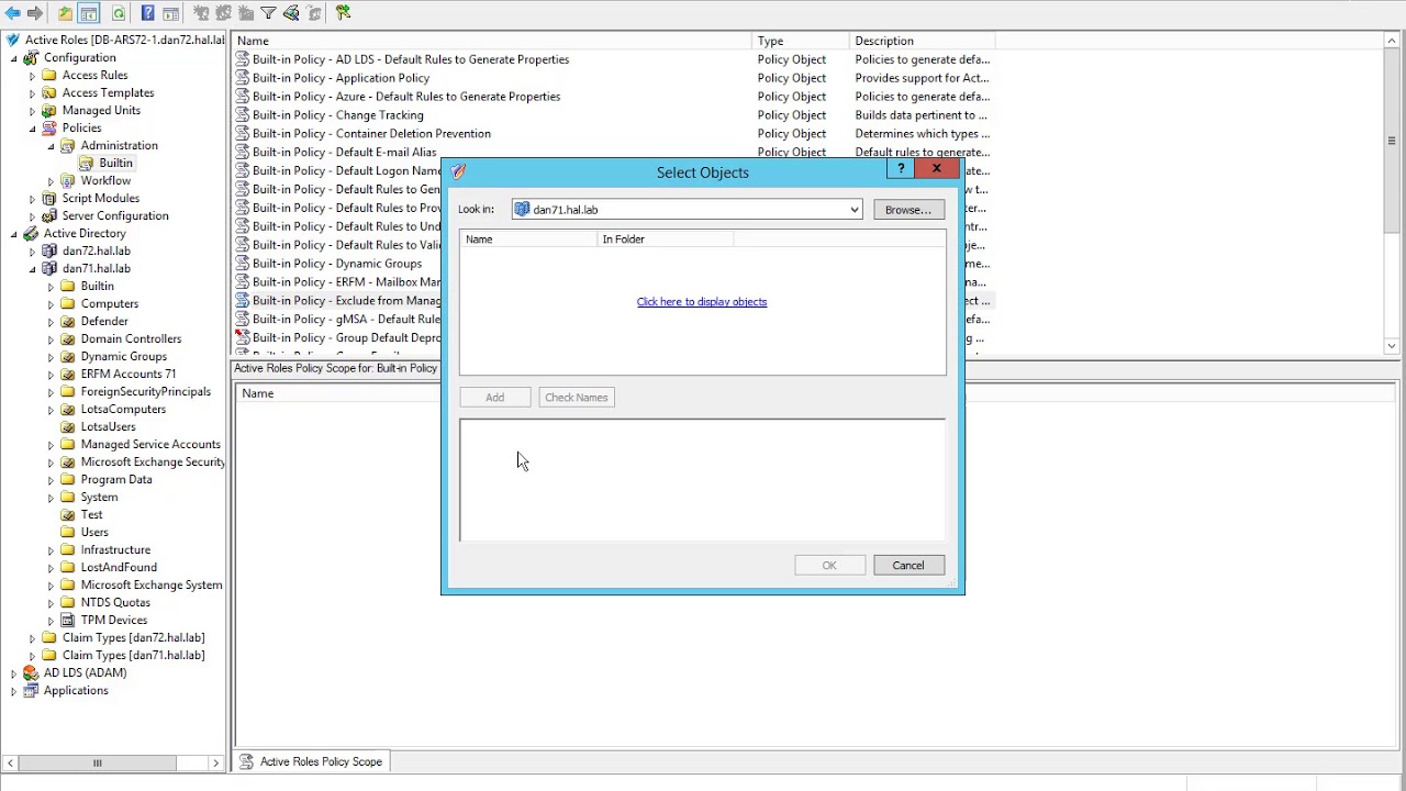 Update Active Roles - Add an Unmanaged Domain