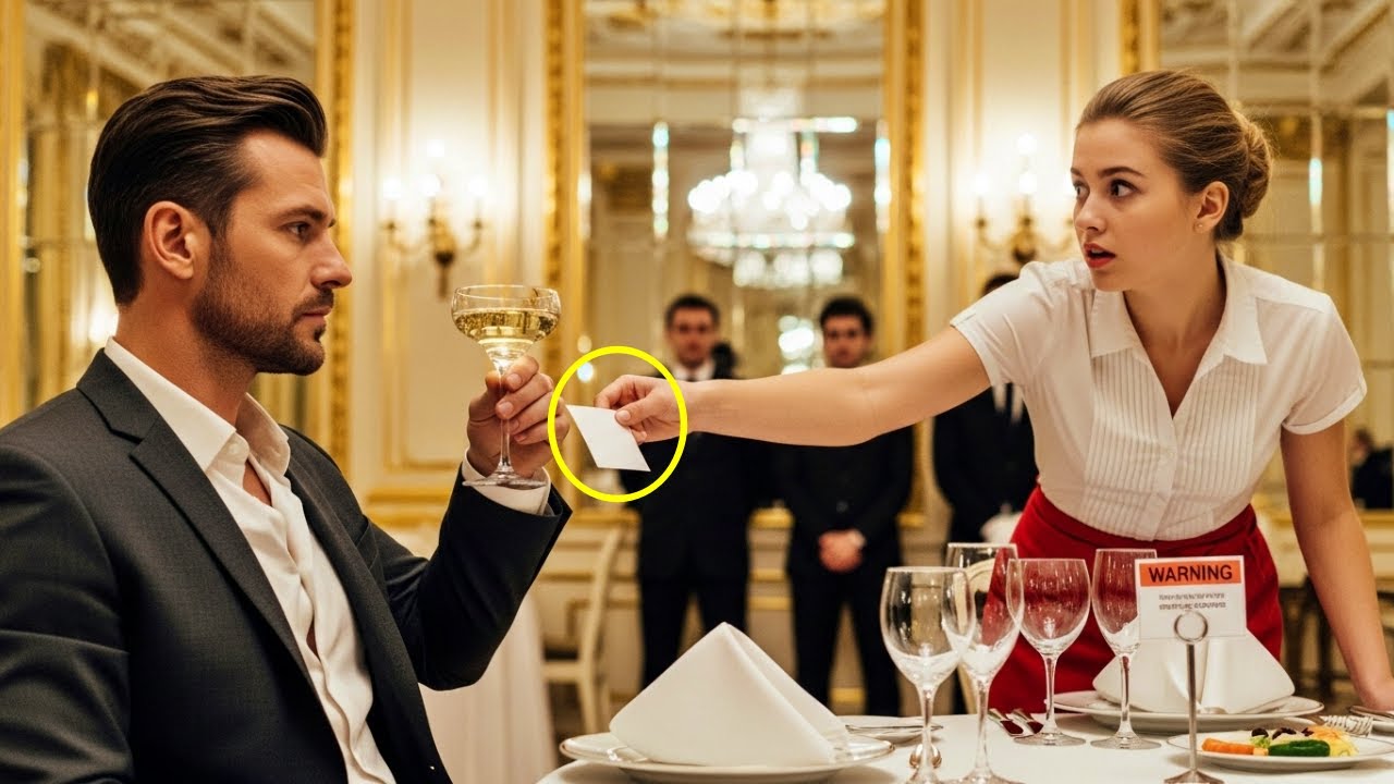 Konobarica milijunašu gurnula poruku “Ne pij to, i odlazi odmah”, on ju je zgrabio za ruku i rekao..