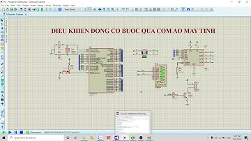 Điều khiển động cơ bước qua cổng COM ảo máy tính