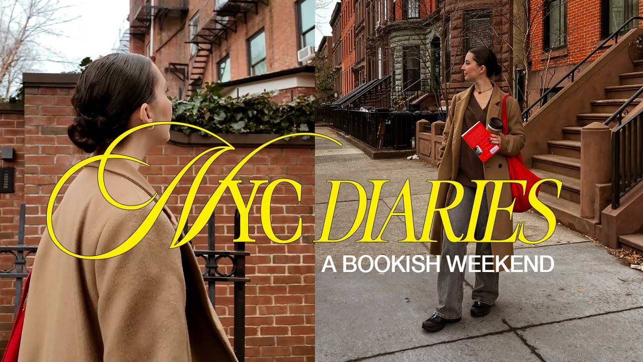 Slow Living in NYC 🌿 | Brooklyn Spring Vlog in Carroll Gardens exploring bookstores