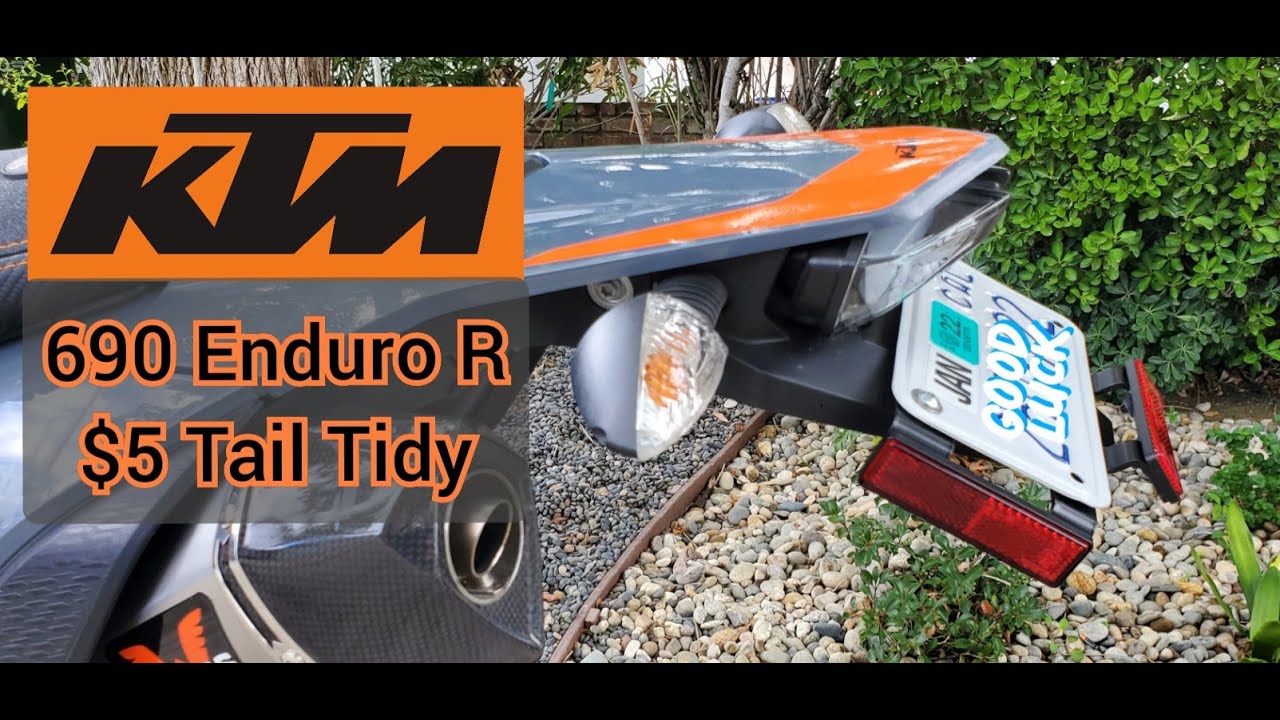 ktm 690 enduro tail tidy