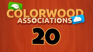 COLORWOOD ASSOCIATION WORDS level 20