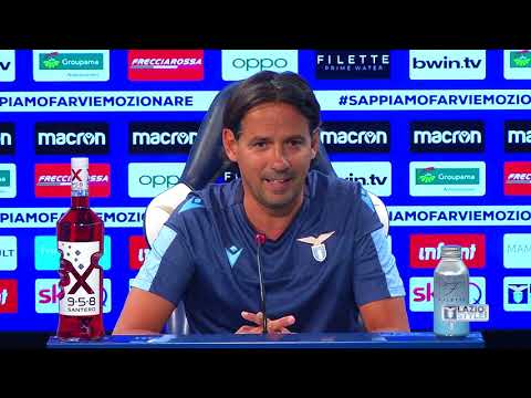 Lazio-Sassuolo | La conferenza stampa di mister Simone Inzaghi