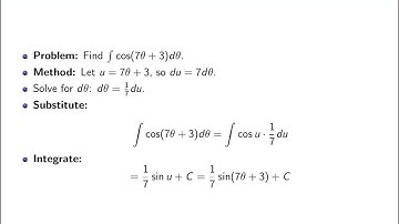 5.5 Indefinite Integrals and the Substitution Method
