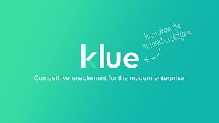 Klue | Competitive Enablement for the Modern Enterprise
