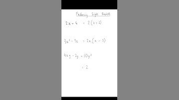 Factorising Single Brackets - GCSE Maths #shorts #maths #gcsemaths