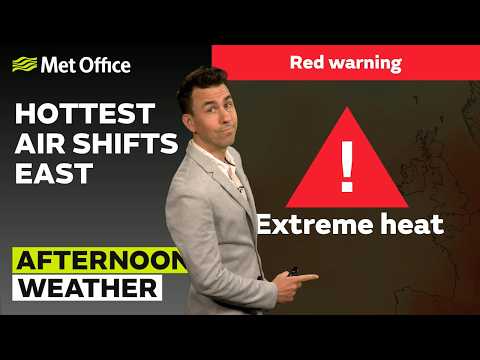 26/06/2026 - Thundery showers in the north  - Afternoon Weather Forecast UK – Met Office Weather
