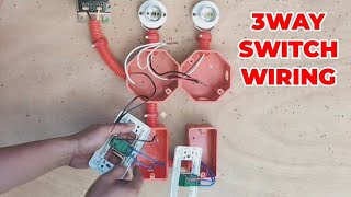 2 BULB CONTROLLED BY 3WAY SWITCH IN 2 LOCATION.