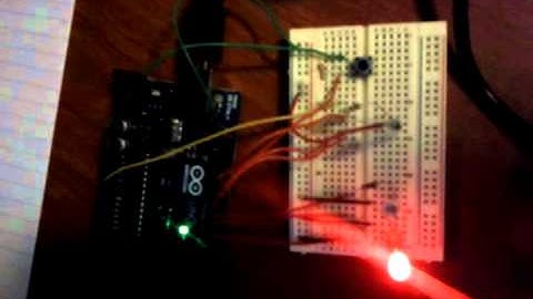 Arduino Basics: For Loop with push button