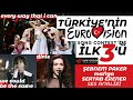 Türkiye'nin Eurovision'daki İlk 3'ü ! Şebnem Paker - maNga - Sertab Erener Ses Analizi