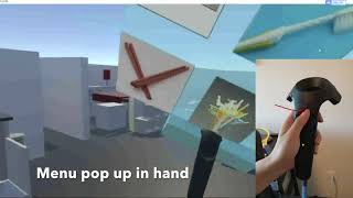 Virtual Reality User Interface Design Demo