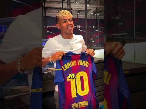 Как Ламин Ямал Почтил Свою Бабушку, Став Новым Номером 10 В Барселоне 🥹❤️🩹