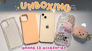 Shopee Haul: Unboxing Iphone 13 Accesories | Phone case/ Airpods Case | Indonesia 2024 ♡´･ᴗ･`♡