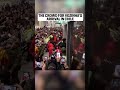 Look at the crowd for Vozinha’s arrival in Chile