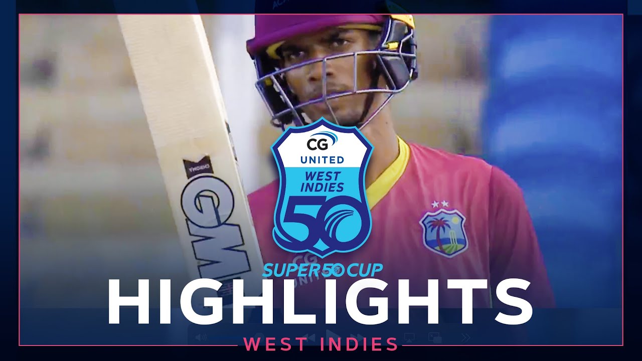 Bishop Scores 95* | Combined Campuses and Colleges v West Indies Academy | CG United Super 50 2023