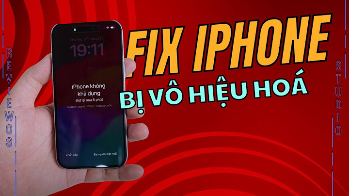 Cách khôi phục iphone khi bị vô hiệu hóa năm 2024