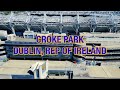 Croke park dublin republic of ireland drone footage 4k
