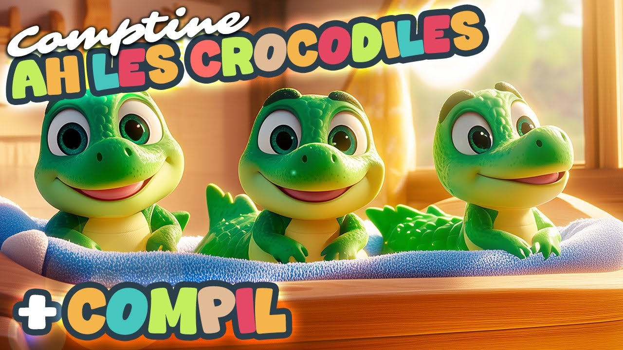 🌈Ah Les Crocodiles 🐊 + Super Compilation de Comptines🌈