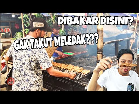 SATE AYAM PASAR MAYESTIK TEMPAT BAKARNYA UNIK SATE AYAM 