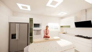 3D WALKTHROUGH KITCHEN ANIMATION
