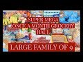 Once-A-Month GROCERY HAUL JUNE for our LARGE FAMILY | THM | Walmart and Aldi