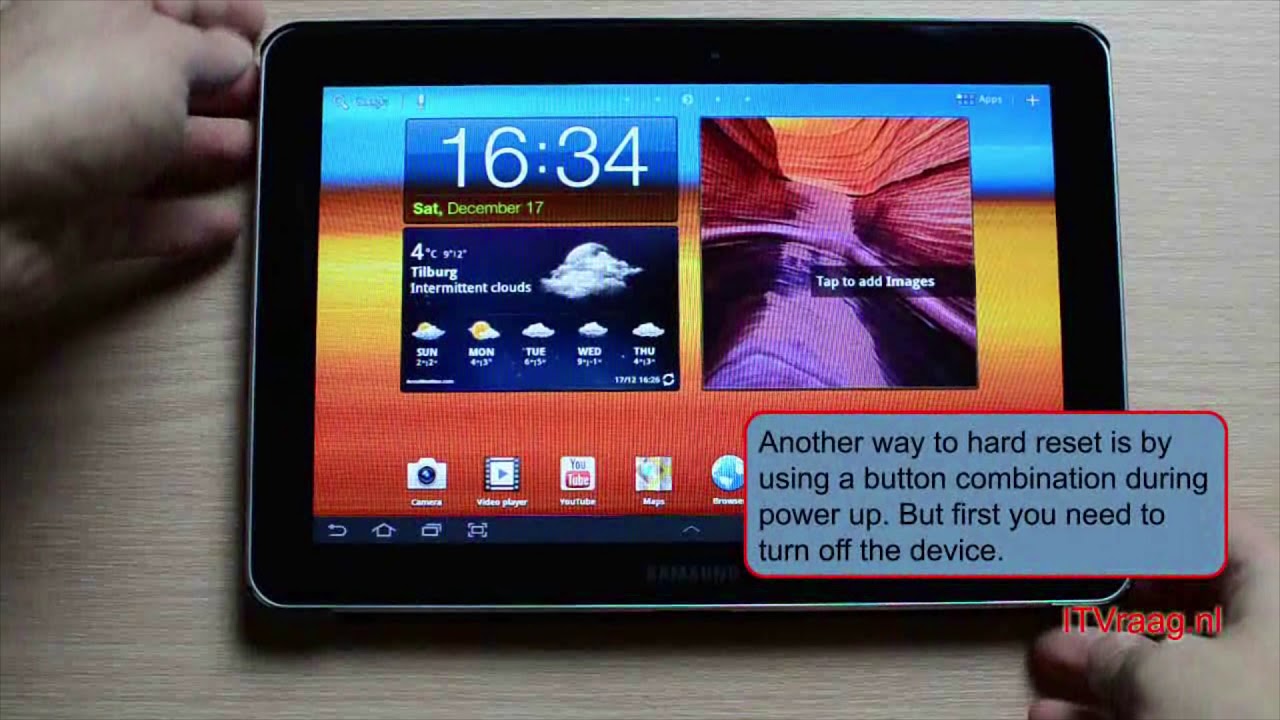 Samsung Galaxy Tab A7 Hard Reset