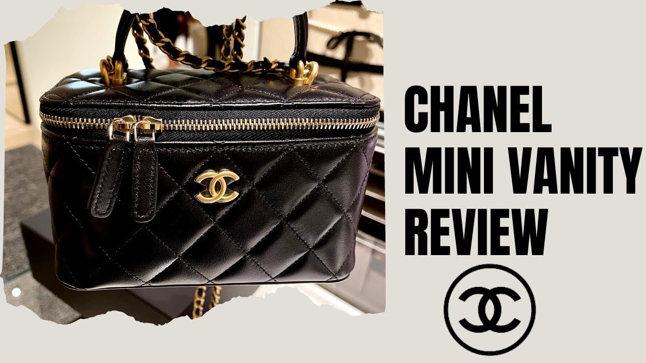 CHANEL MINI VANITY REVIEW, HOW MUCH IT FITS