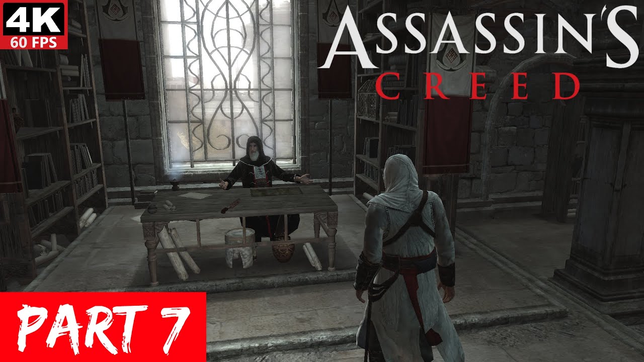 ASSASSIN'S CREED 1 Gameplay Walkthrough 4K Part 7 No Commentary - YouTube