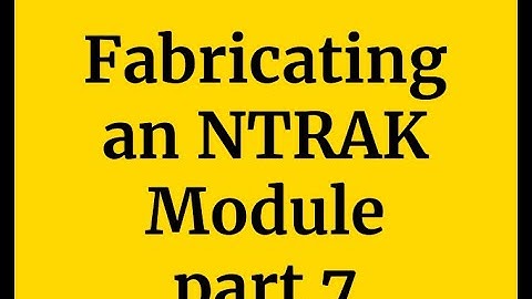 Fabricating an NTRAK Module part 7: Building the Leg Assemblies