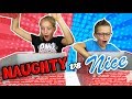 NAUGHTY vs. NICE Christmas Present Challenge!!!