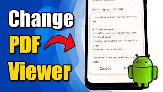 كيفية تغيير عارض ملفات PDF الافتراضي على نظام أندرويد (دليل سهل) screenshot 1
