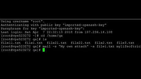 How to send email with attachment using using command line in Linux - Linux Trick