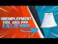 Can I receive unemployment or the EIDL loan and the PPP loan round 2?