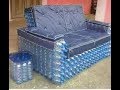 Sofa made from recycled plastic bottles | Best Amazing Creative ideas Plastic Bottle Sofa