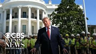 Trump flaunts White House improvement projects