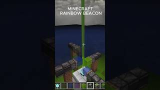 Information How to Make a RAINBOW BEACON in Minecraft! (Easy Tutorial)🌈 #minecraft #minecraftsurvival Update