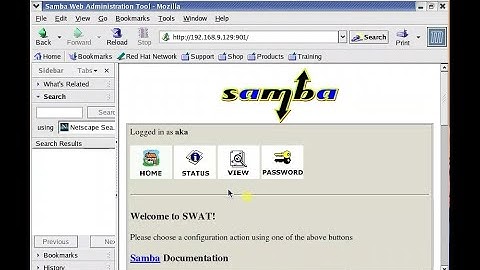 How to connect Samba and samba swat in RedHat linux |Samba and samba-swat|