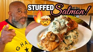 How to make Stuffed Salmon! | Deddy's Kitchen
