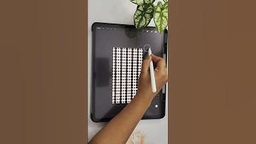 Geometric Pattern Procreate Brush #procreatebrushes #procreatedigitalart #procreate #satisfying