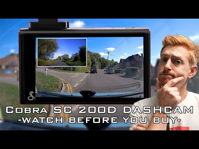 Cobra DASH 2216D Dual View Dash Cam with iRadar 