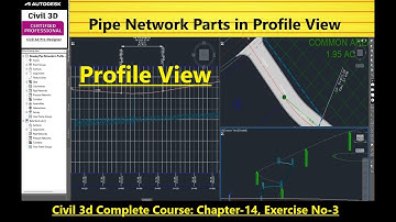 How to Draw Pipe Network in Profile View in Civil 3d | Creating a Gravity Pipe Network in Civil 3D