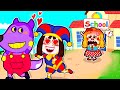 POMNI &amp; JAX at School?!| THE AMAZING DIGITAL CIRCUS Animation | Wolfoo Catnap