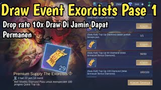 Draw Event Exorcists 2024 Pase 1 Drop Rate Bagus Dapet Token Exorcists Tambahan