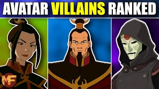 Avatar VILLAINS Ranked From Least Evil to Most Evil (40 Characters)