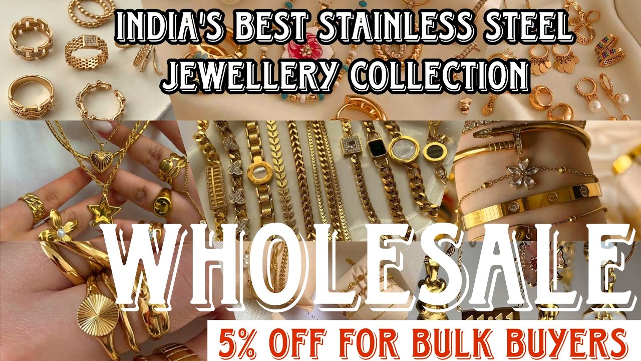 Anti Tarnish Jewellery _ Wholesale _ Premium 18kgold plated _ Stainless Steel 