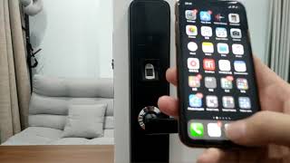 OS104FB-Operation guide of TTLock Bluetooth wifi fingerprint smart door lock