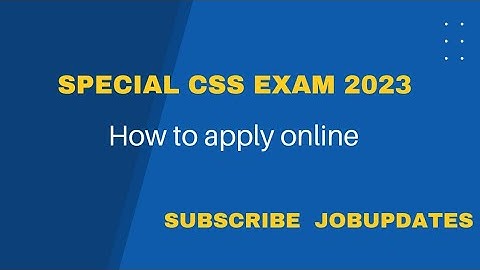 Special CSS exam 2023 MPT test apply online| Special css challan form| MPT TEST 2023|CSS 2023 | CSS